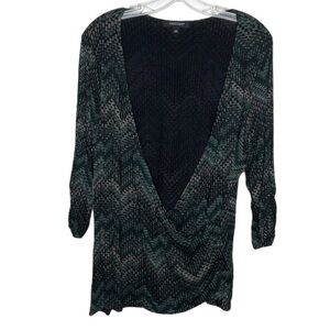 Karen Kane Deep V Neck Top